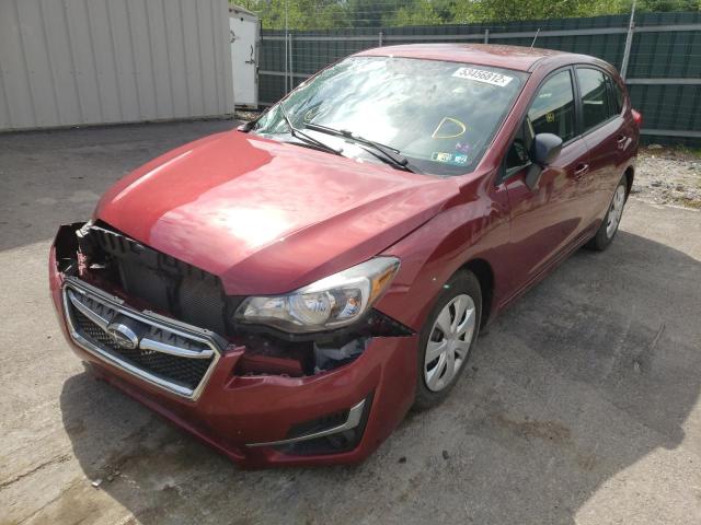 Photo 2 from auction – 2016 SUBARU IMPREZA with VIN JF1GPAA6XG8255677
