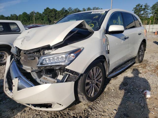 Photo 2 from auction – 2014 ACURA MDX TECHNO with VIN 5FRYD3H45EB019487