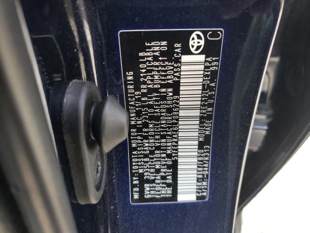 Photo 10 from auction – 2020 TOYOTA COROLLA LE with VIN 5YFEPRAE6LP086229