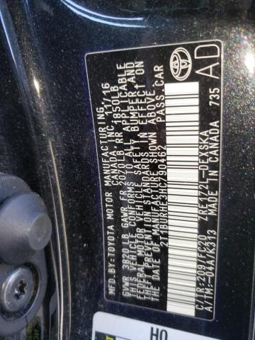Photo 10 from auction – 2017 TOYOTA COROLLA L with VIN 2T1BURHE3HC790462