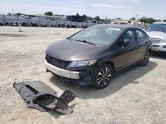 Photo 2 from auction – 2013 HONDA CIVIC EX with VIN 19XFB2F86DE256573