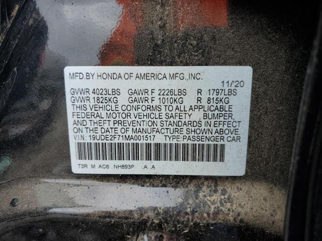 Photo 10 from auction – 2021 ACURA ILX PREMIU with VIN 19UDE2F71MA001517