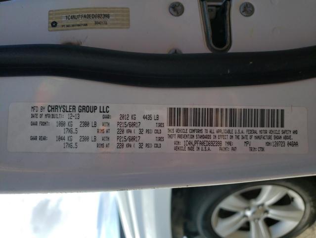 Photo 10 from auction – 2014 JEEP PATRIOT LA with VIN 1C4NJPFA0ED692398