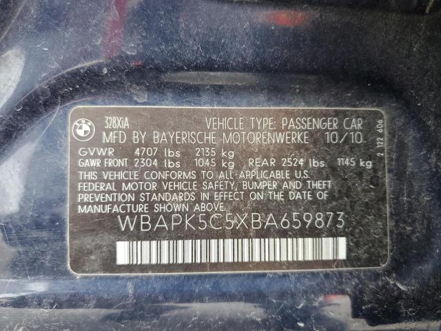 Photo 10 from auction – 2011 BMW 328 XI SUL with VIN WBAPK5C5XBA659873