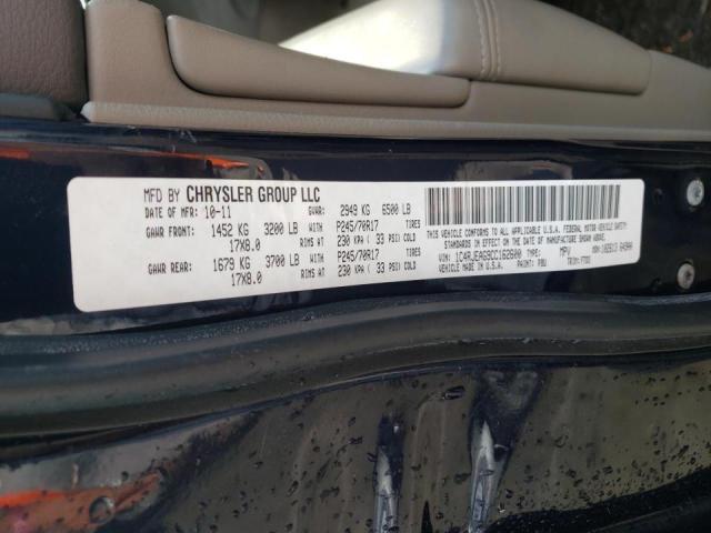 Photo 10 from auction – 2012 JEEP GRAND CHER with VIN 1C4RJEAG9CC162600