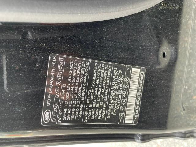 Photo 10 from auction – 2008 LAND ROVER RANGE ROVE with VIN SALSF25428A168851