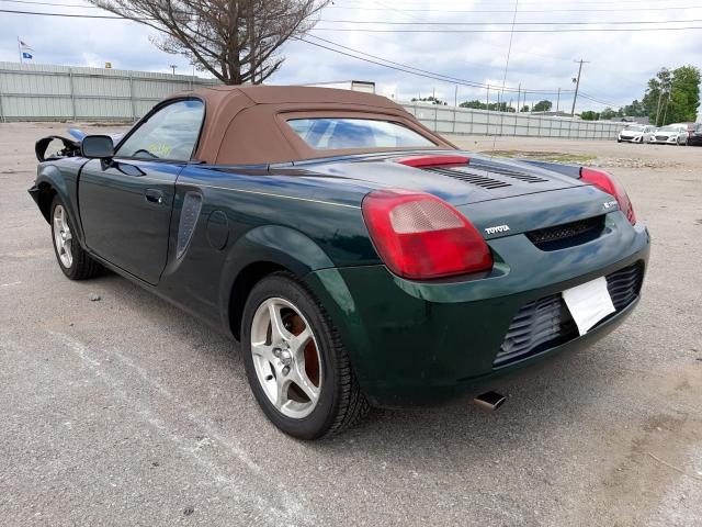 Photo 3 from auction – 2002 TOYOTA MR2 SPYDER with VIN JTDFR320320052272