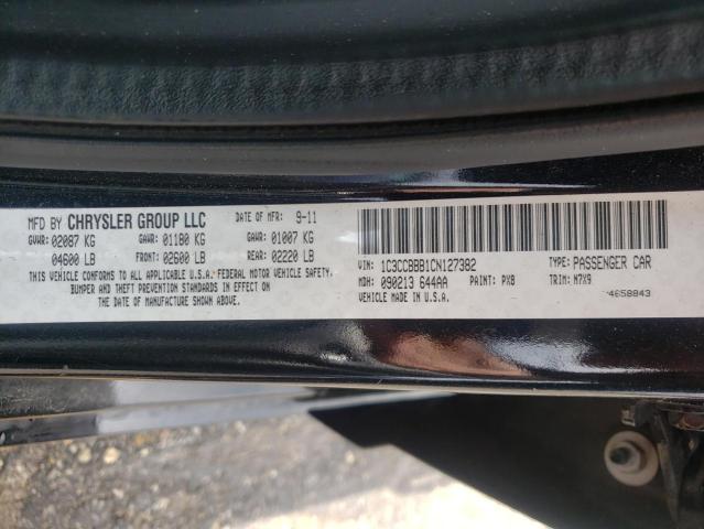 Photo 10 from auction – 2012 CHRYSLER 200 TOURIN with VIN 1C3CCBBB1CN127382