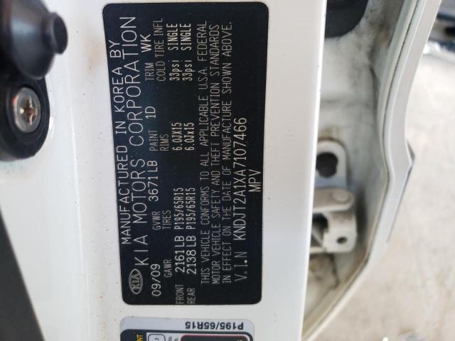 Photo 10 from auction – 2010 KIA SOUL with VIN KNDJT2A1XA7107466