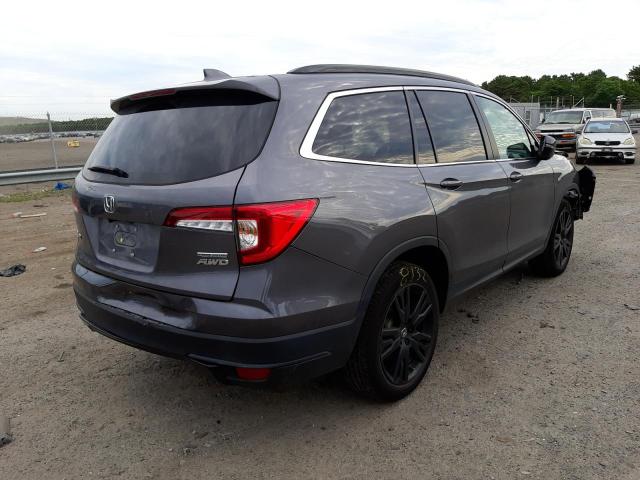 Photo 4 from auction – 2022 HONDA PILOT SE with VIN 5FNYF6H21NB026853