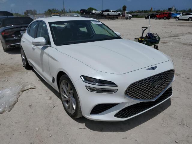 GENESIS G70 BASE 2022 with VIN KMTG34TA0NU097588 - Photo from auction