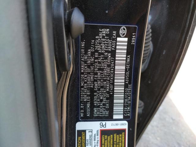 Photo 10 from auction – 2014 TOYOTA CAMRY L with VIN 4T4BF1FK9ER428477