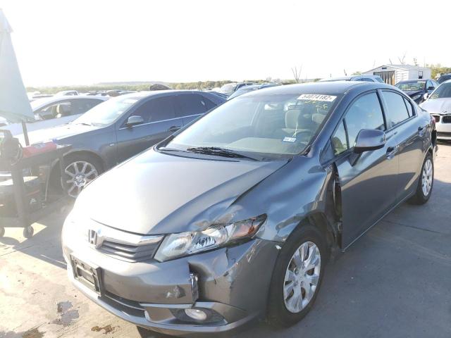 Photo 2 from auction – 2012 HONDA CIVIC LX with VIN 19XFB2F59CE084656