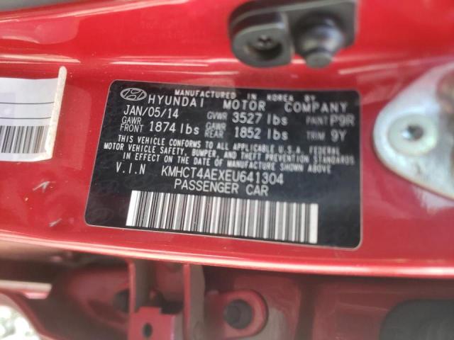 Photo 10 from auction – 2014 HYUNDAI ACCENT GLS with VIN KMHCT4AEXEU641304