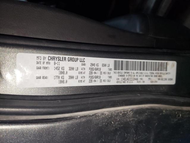 Photo 10 from auction – 2012 DODGE DURANGO SX with VIN 1C4RDJAG1CC120406