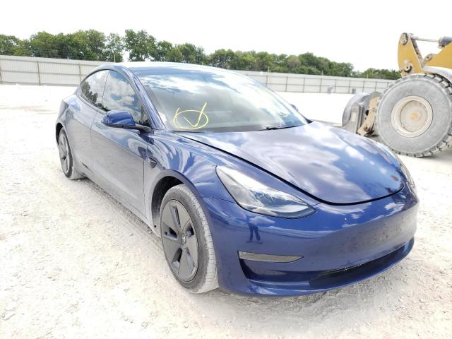 TESLA MODEL 3 2021 with VIN 5YJ3E1EA9MF876367 - Photo from auction