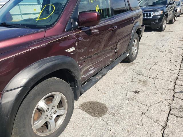 Photo 9 from auction – 2007 HONDA PILOT EXL with VIN 2HKYF18777H508424