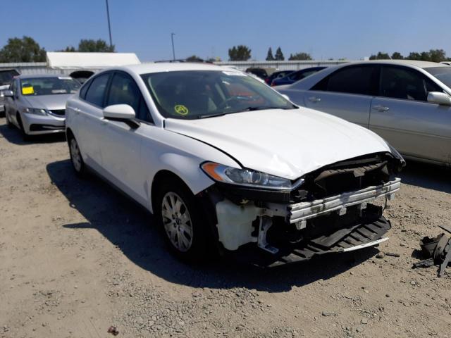 FORD FUSION S 2013 with VIN 3FA6P0G70DR380218 - Photo from auction
