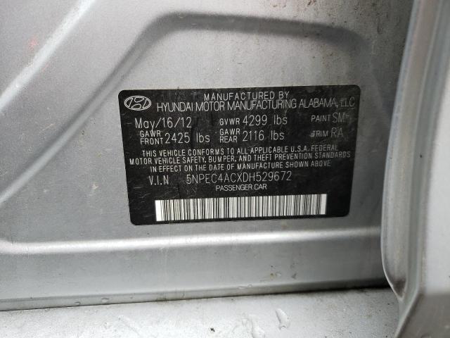 Photo 10 from auction – 2013 HYUNDAI SONATA SE with VIN 5NPEC4ACXDH529672