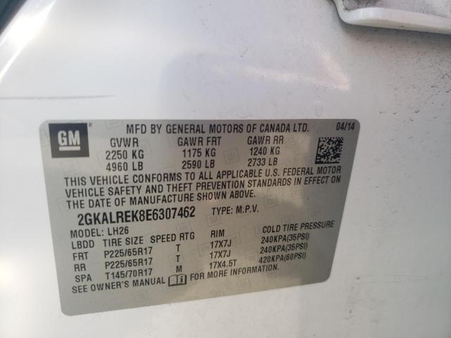 Photo 10 from auction – 2014 GMC TERRAIN SL with VIN 2GKALREK8E6307462