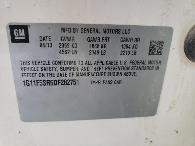 Photo 10 from auction – 2013 CHEVROLET MALIBU 2LT with VIN 1G11F5SR6DF282751