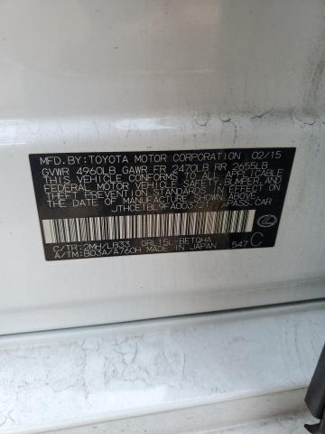 Photo 10 from auction – 2015 LEXUS GS 350 with VIN JTHCE1BL9FA003721
