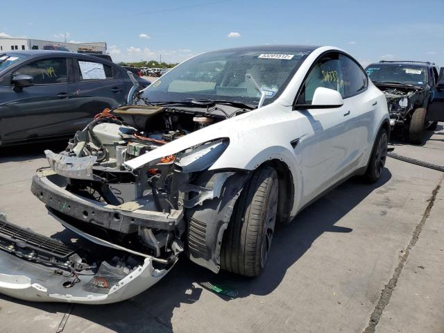 Photo 2 from auction – 2020 TESLA MODEL Y with VIN 5YJYGDEFXLF049926