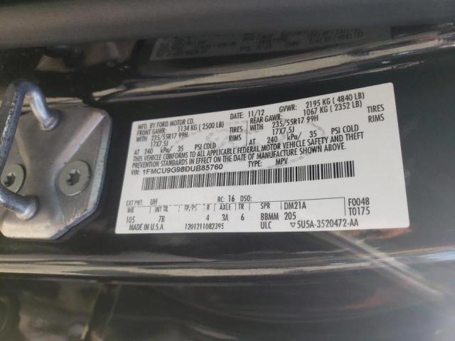 Photo 10 from auction – 2013 FORD ESCAPE SE with VIN 1FMCU9G98DUB85760