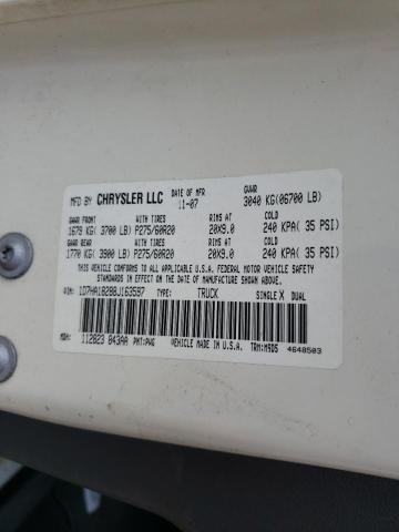 Photo 10 from auction – 2008 DODGE RAM 1500 S with VIN 1D7HA18288J163597