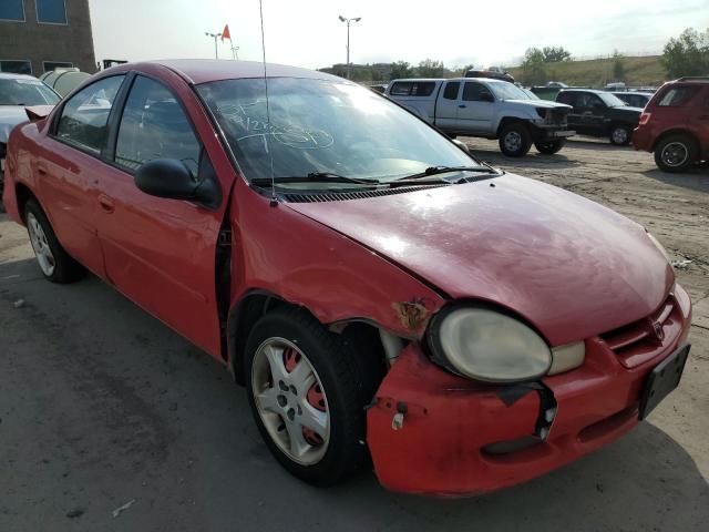 DODGE NEON SE 2002 with VIN 1B3ES46C92D639029 - Photo from auction