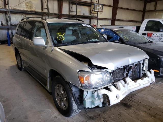 TOYOTA HIGHLANDER 2005 with VIN JTEGP21A650050725 - Photo from auction