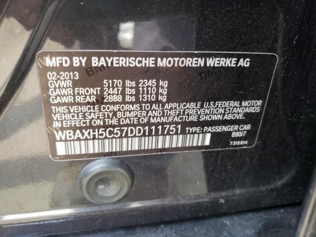 Photo 10 from auction – 2013 BMW 528 XI with VIN WBAXH5C57DD111751