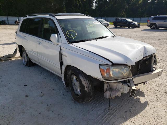TOYOTA HIGHLANDER 2004 with VIN JTEDP21A540023419 - Photo from auction