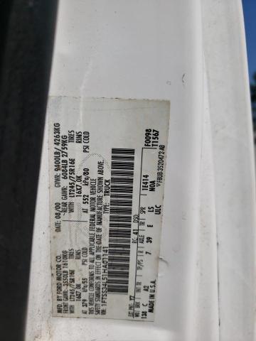 Photo 10 from auction – 2001 FORD ECONOLINE with VIN 1FTSS34L51HA01141
