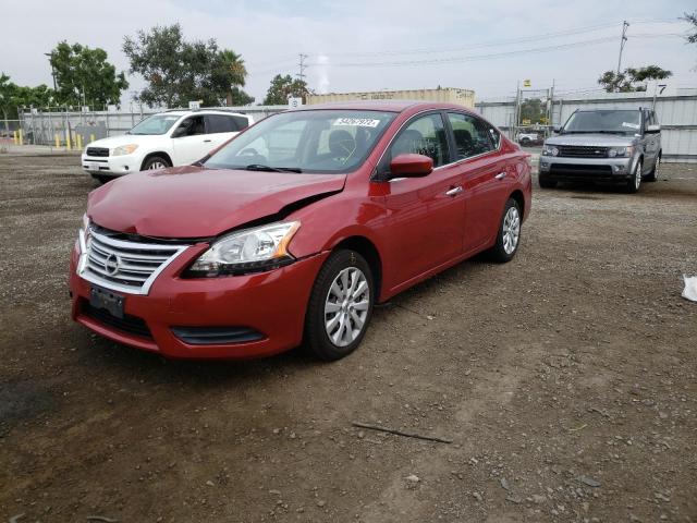 Photo 2 from auction – 2013 NISSAN SENTRA S with VIN 3N1AB7AP3DL666283