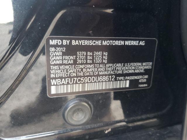 Photo 10 from auction – 2013 BMW 535 XI with VIN WBAFU7C59DDU68612