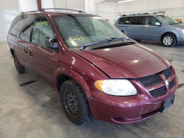 DODGE GRAND CARA 2002 with VIN 2B4GP44R72R636074 - Photo from auction
