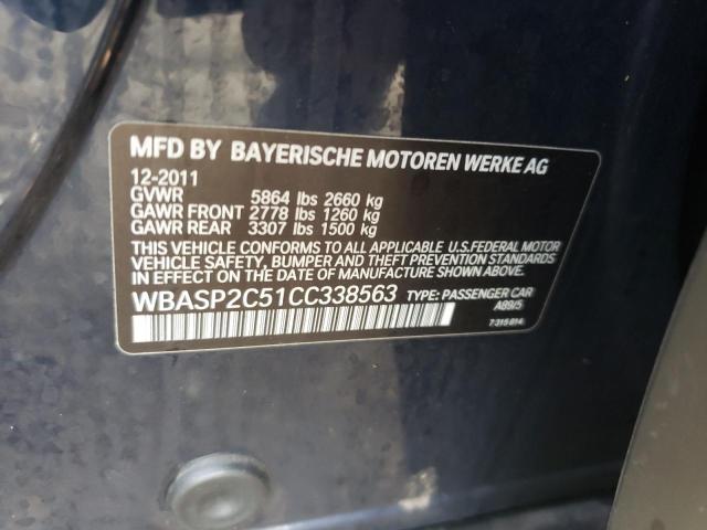 Photo 10 from auction – 2012 BMW 535 XIGT with VIN WBASP2C51CC338563