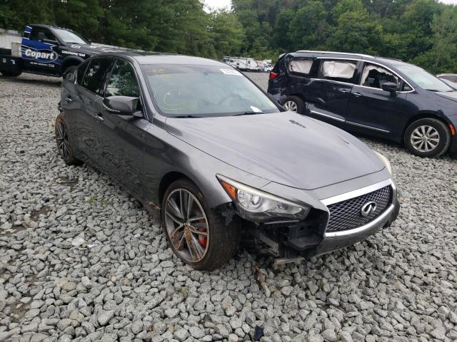 INFINITI Q50 BASE 2014 with VIN JN1BV7AR8EM700187 - Photo from auction