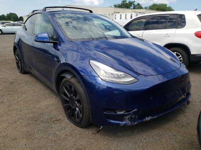 TESLA MODEL Y 2020 with VIN 5YJYGDEF8LF001065 - Photo from auction