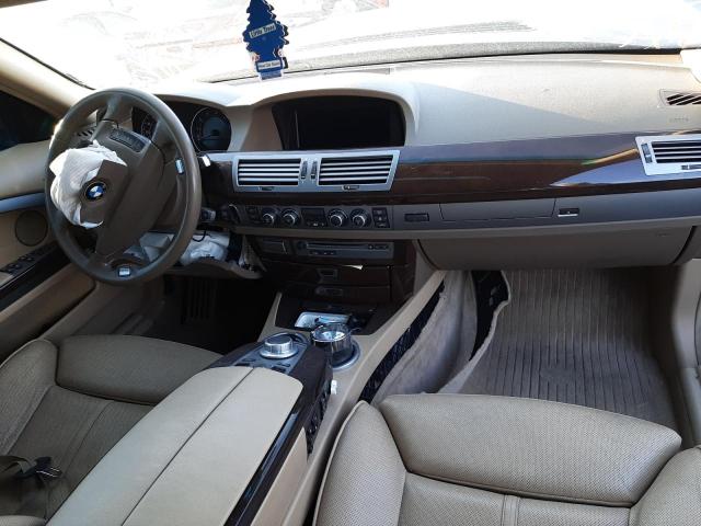 Photo 9 from auction – 2007 BMW 750 with VIN WBAHN835X7DT69345