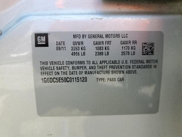 Photo 10 from auction – 2012 CADILLAC CTS with VIN 1G6DC5E50C0115120