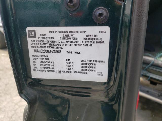 Фото 10 с аукциона – 2005 CHEVROLET SILVERADO с VIN 1GCHC23U85F825535