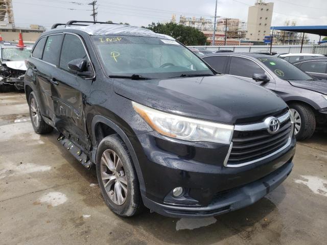 TOYOTA HIGHLANDER 2015 with VIN 5TDKKRFH5FS052881 - Photo from auction