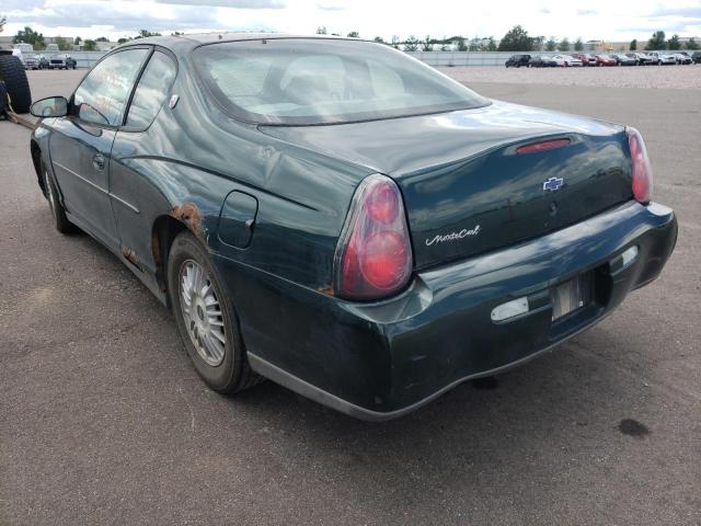 Photo 3 from auction – 2002 CHEVROLET MONTE CARL with VIN 2G1WW12E829133291