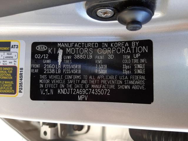 Photo 10 from auction – 2012 KIA SOUL + with VIN KNDJT2A69C7435072