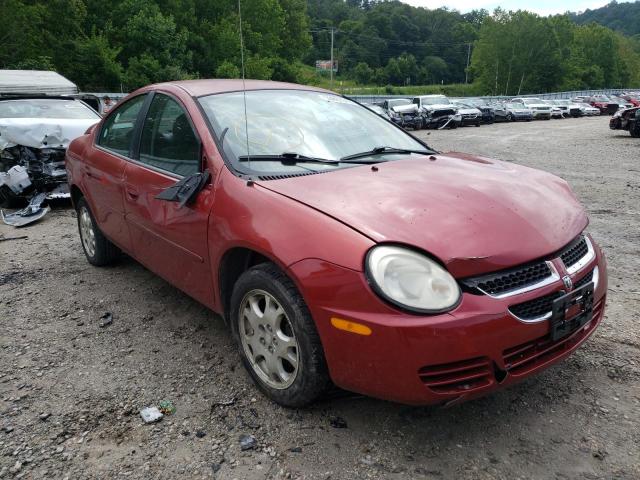 DODGE NEON SXT 2005 with VIN 1B3ES56C75D282105 - Photo from auction