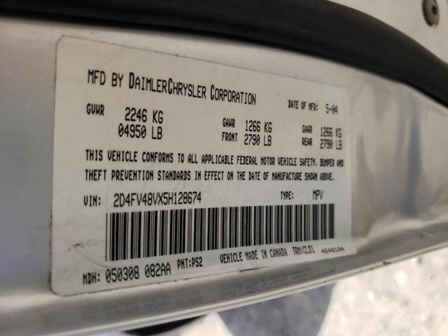 Photo 10 from auction – 2005 DODGE MAGNUM SXT with VIN 2D4FV48VX5H128674