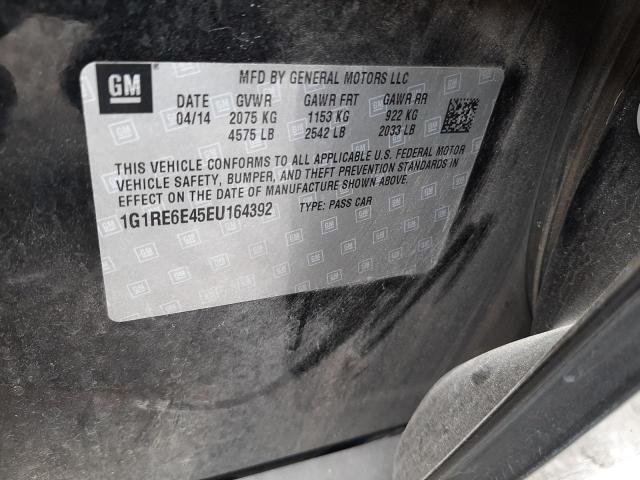 Photo 10 from auction – 2014 CHEVROLET VOLT with VIN 1G1RE6E45EU164392