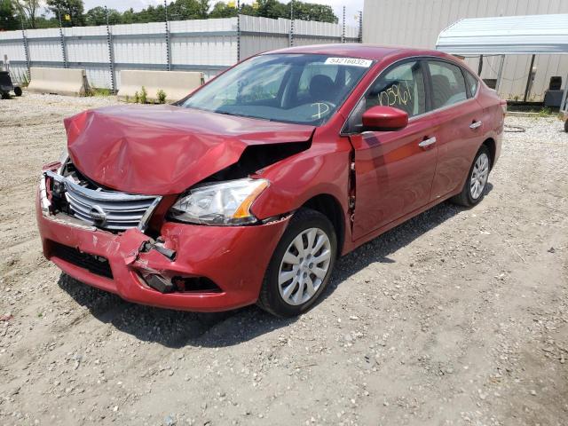Photo 2 from auction – 2014 NISSAN SENTRA S with VIN 3N1AB7AP7EY258938